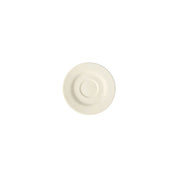 Plato para Taza Redondo Moka 11.5 cm de Loza tipo Cerámica Blanco Nevada Corona