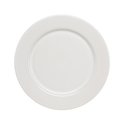 Plato base de 32 cm de Loza tipo Cerámica Elegante Clásico Blanco Glacial 311138 Santa Anita