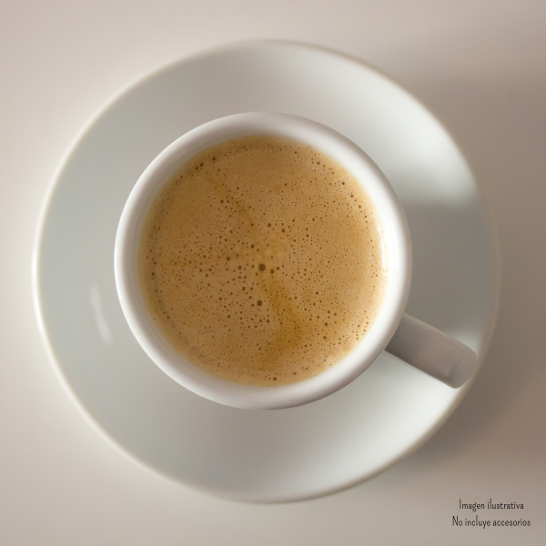 Plato para Taza Redondo 14.5 cm de Loza tipo Cerámica Blanco Nevada Corona
