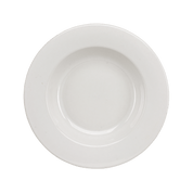 Plato pasta de 31 cm de Loza tipo Cerámica Elegante Clásico Blanco Glacial 310098 Santa Anita