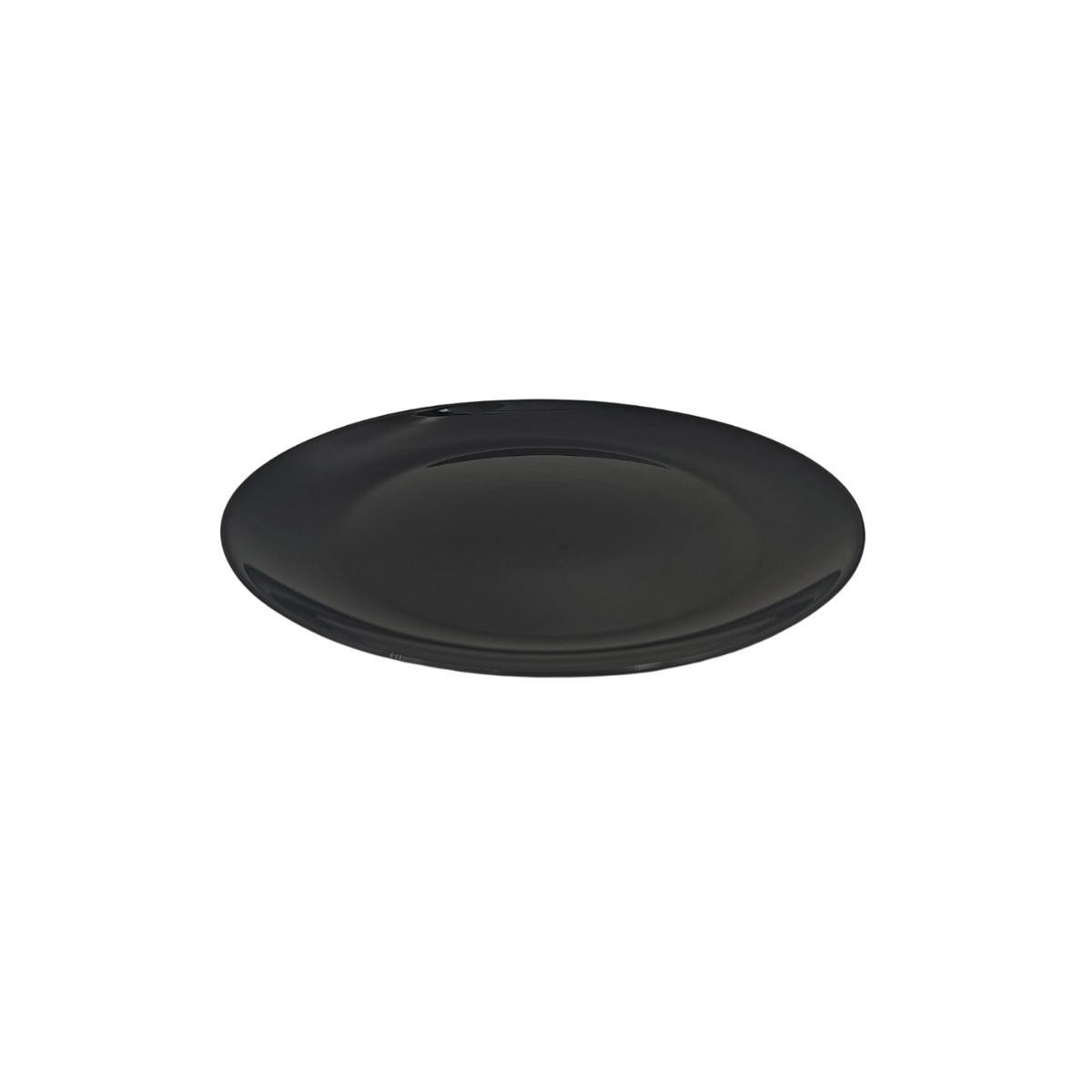 Plato Ensaladero Arrocero Pastelero Clásico Redondo de 19 cm de Vidrio Templado Negro iLuminarc