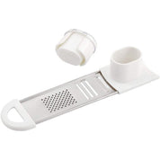 Rallador Cortador Acero Inoxidable de Ajo y Nuez Moscada con Tapa de Plástico 194580 Metaltex