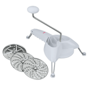 Rallador Giratorio Para Verduras 3 Discos de Corte Intercambiables 251620 Metaltex