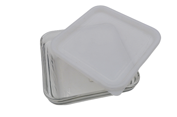 Recipiente Cuadrado de Vidrio con Tapa de Plástico 1.6 Litros Saven n Store A930-1705585 Libbey