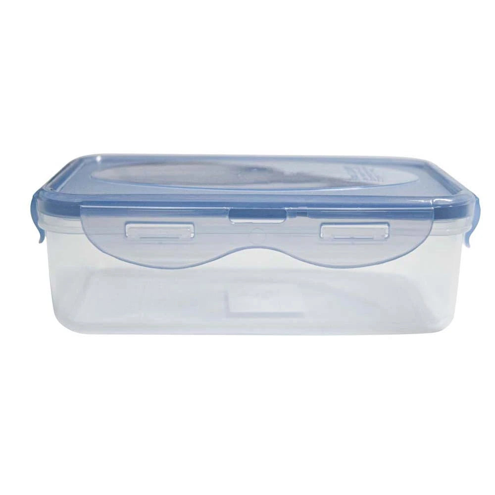 Recipiente Hermético Rectangular 500 ml de Plástico con Tapa de Broche L601 Tab and Kit