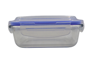 Recipiente Hermético Rectangular 370 ml de Vidrio con Tapa de Broche Vittori