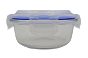 Recipiente Hermético Redondo 400 ml de Vidrio con Tapa de Broche Vittori