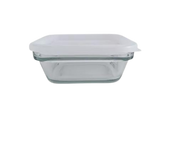 Recipiente Chico Cuadrado 735 ml de Vidrio con Tapa de Plástico Save N Store A929-1718975 Libbey