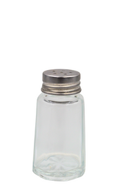 Salero Chico de Vidrio Resistente de 40 ml Octagonal Milán Vidriería Santos 773