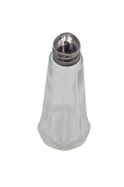 Salero Chico de Vidrio Resistente de 45 ml Octagonal Roma Vidriería Santos 772