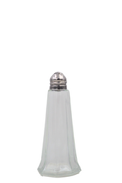 Salero Chico de Vidrio Resistente de 45 ml Octagonal Roma Vidriería Santos 772