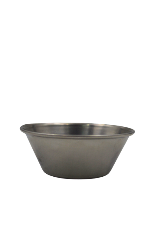 Salsera Ramekin Flanera Chico de 118 ml de Acero Inoxidable Buffetware DS2487