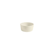 Salsera Chica Elegante de 220 ml de Loza Resistente tipo Cerámica Blanca Nevada Corona