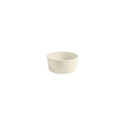 Salsera Chica Elegante de 220 ml de Loza Resistente tipo Cerámica Blanca Nevada Corona