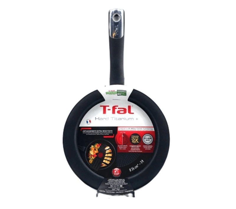 Sartén de Alumino con Antiadeherente 20 cm de Hard Titanium plus 2X T-Fal