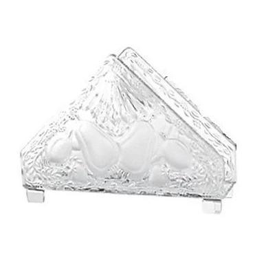 Servilletero Clásico de Plástico Transparente tipo Cristal Peras Plasvic