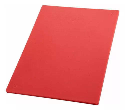 Tabla para Picar de Polietileno Color Rojo de  60x45x1.5 cm DS303R Buffetware