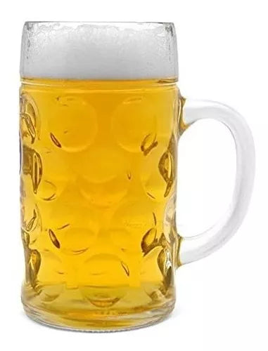 Tarro Cervecero Grande de 1 Litro de Vidrio Oktobertfest Crisa 1721887