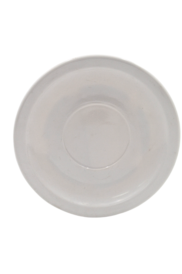 Plato para Taza Redondo 13.8 cm 5.5'' cm Melamina tipo Plástico Blanco Tavola