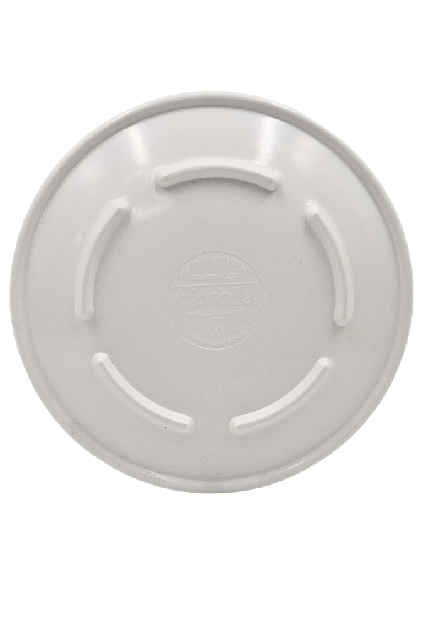 Plato para Taza Redondo 13.8 cm 5.5'' cm Melamina tipo Plástico Blanco Tavola