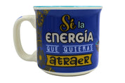 Taza Tarro Jumbo de 470 ml de Porcelana Resistente Apta Microondas Gatos Michis Kawaii Yoga AM93-002