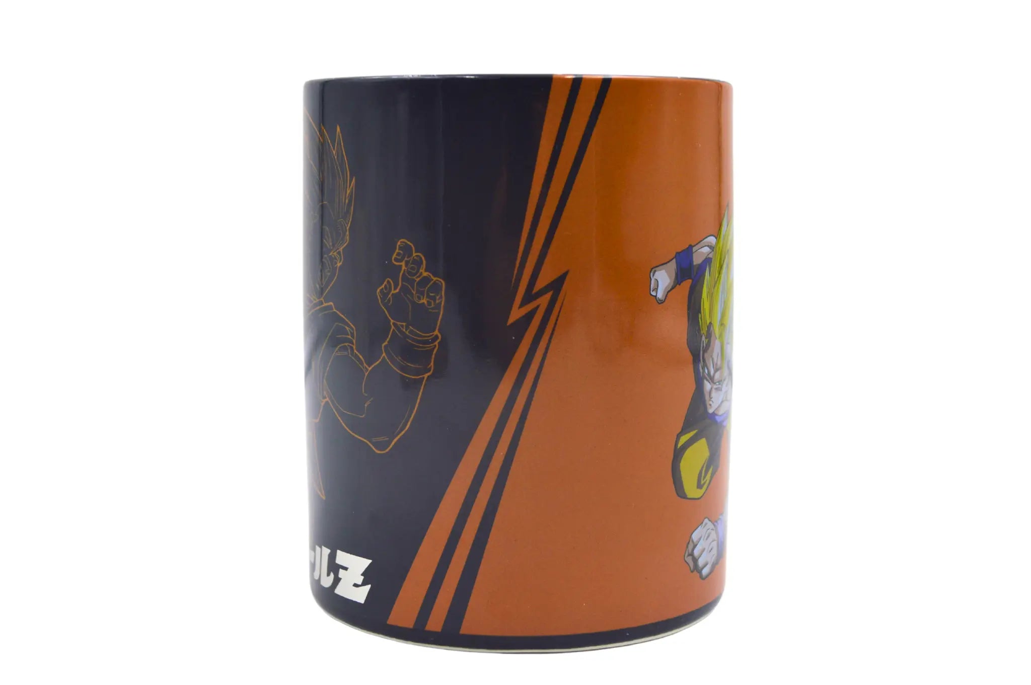 Taza Tarro Jumbo de 520 ml de Porcelana Metálica Dragon Ball Z Anime Licencia MBIG-DBZ-01
