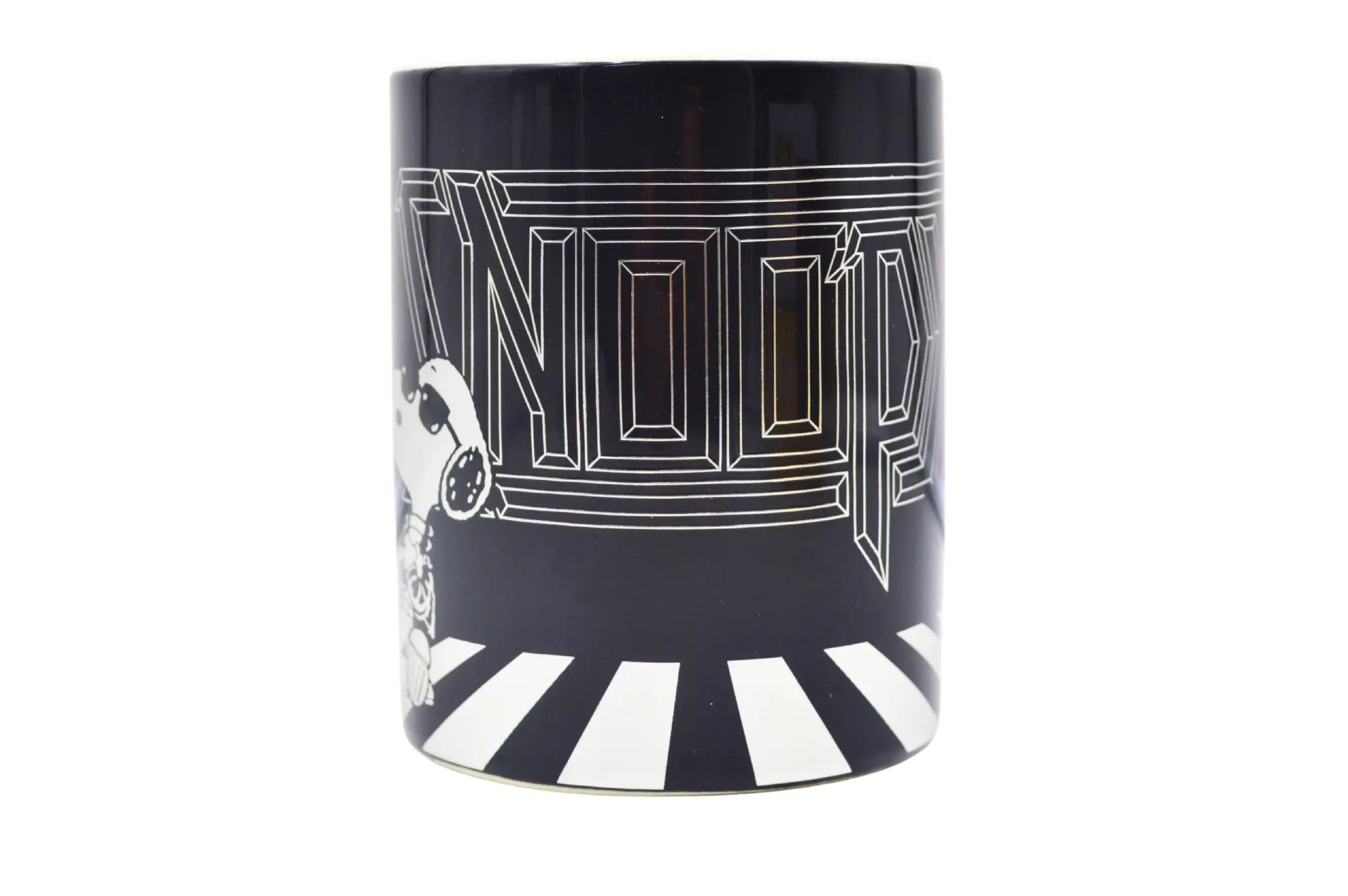 Taza Tarro Jumbo de 520 ml de Porcelana Metálica Snoopy Peanuts Licencia MBIG-PNTS-01
