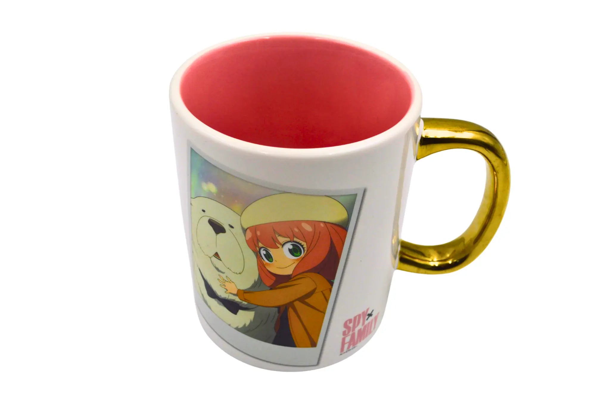 Taza Tarro Jumbo de 520 ml de Porcelana Metálica Spy X Family Anime Licencia MBIG-SXF-01