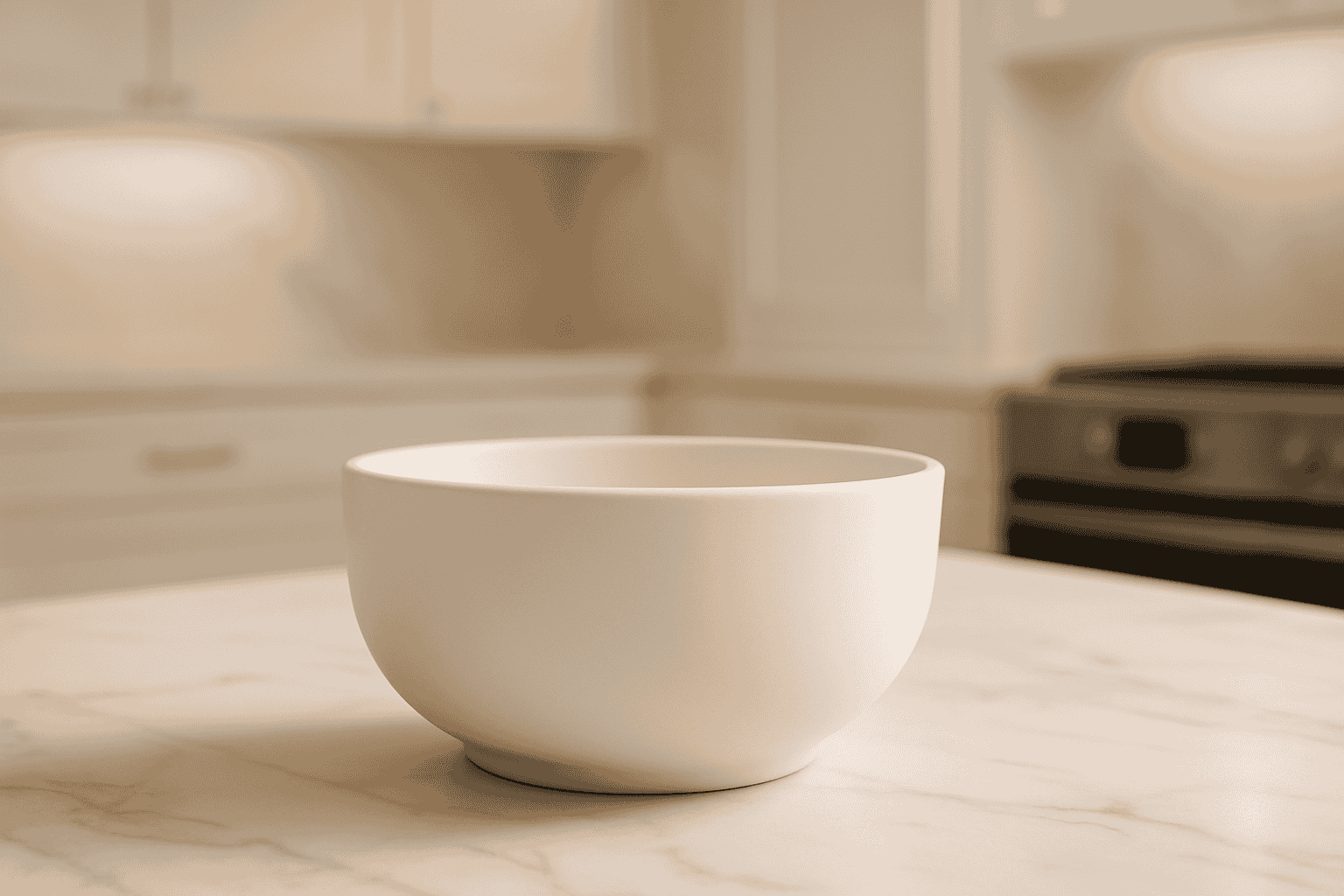 Tazón Sopero Avenero Cereal Blanco de 360 ml de 12.5 cm de Loza tipo Cerámica Anforama