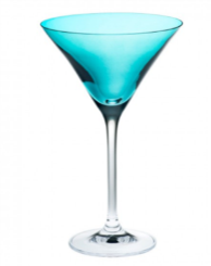 Copa de martini Lyon 150 ml. Aprox. 57 8509 0150 turquesa Krosno - ANFORAMA (Todo para mi Cocina)