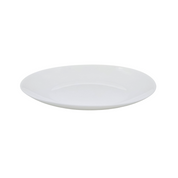 Plato Ensaladero Arrocero Pastelero Clásico Redondo de 19 cm de Vidrio Opalino Blanco iLuminarc