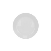 Plato Ensaladero Arrocero Pastelero Clásico Redondo de 19 cm de Vidrio Opalino Blanco iLuminarc