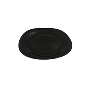 Plato Ensaladero Arrocero Clásico Cuadrado de 20 cm de Vidrio Templado Negro iLuminarc