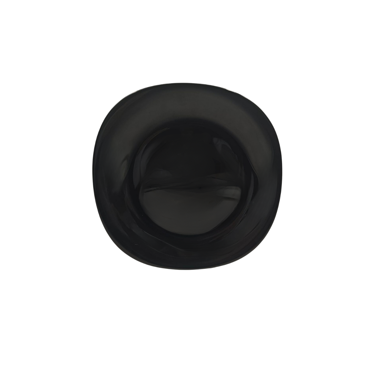 Plato Ensaladero Arrocero Clásico Cuadrado de 20 cm de Vidrio Templado Negro iLuminarc