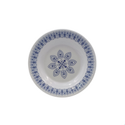 Plato Hondo Sopero 300 ml de Melamina tipo Plástico Talavera Azul Tab and Kit
