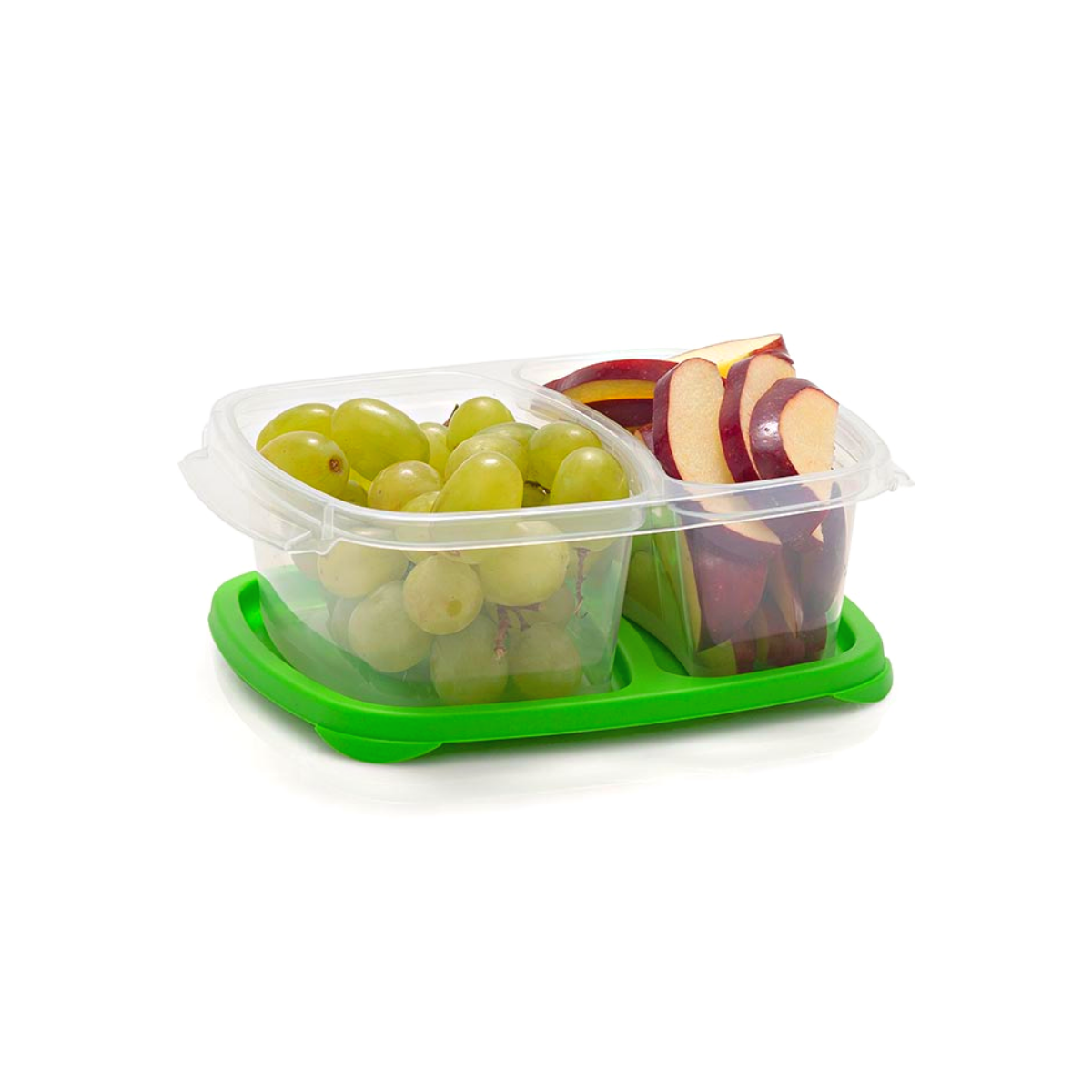 Recipiente con Divisiones 960 ml de Plástico con Tapa de Varios Colores 509 Cubasa