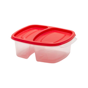 Recipiente con Divisiones 960 ml de Plástico con Tapa de Varios Colores 509 Cubasa