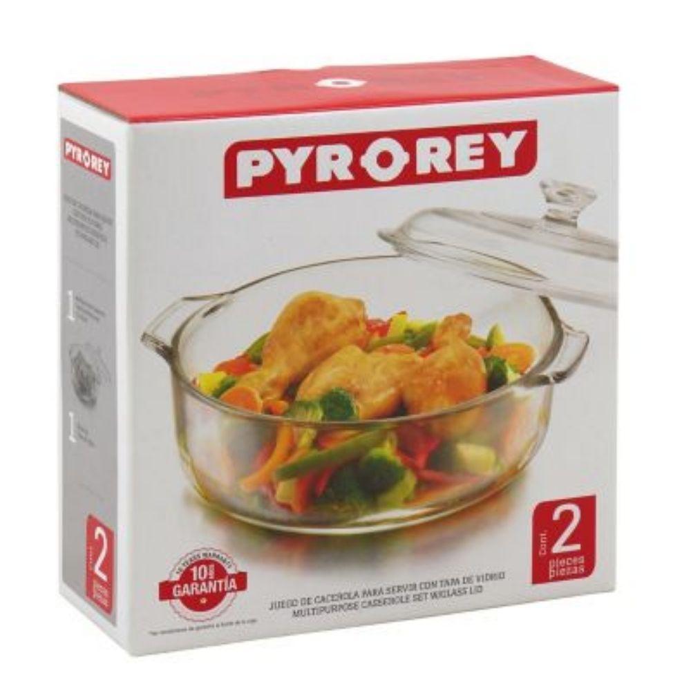 Cacerola refractaria capacidad 1 Lt PYR-O-REY - ANFORAMA (Todo para mi Cocina)
