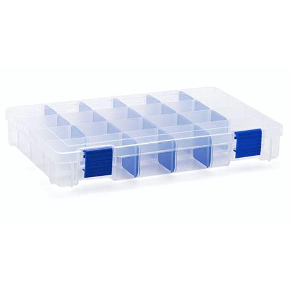 Caja Multiusos Organizadora de Plástico con 24 divisiones Broches