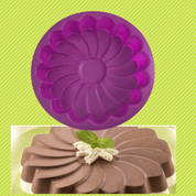 Molde redondo para repostería de Silicón 24.5 cm Decorado Girasol. Alegria - ANFORAMA (Todo para mi Cocina)