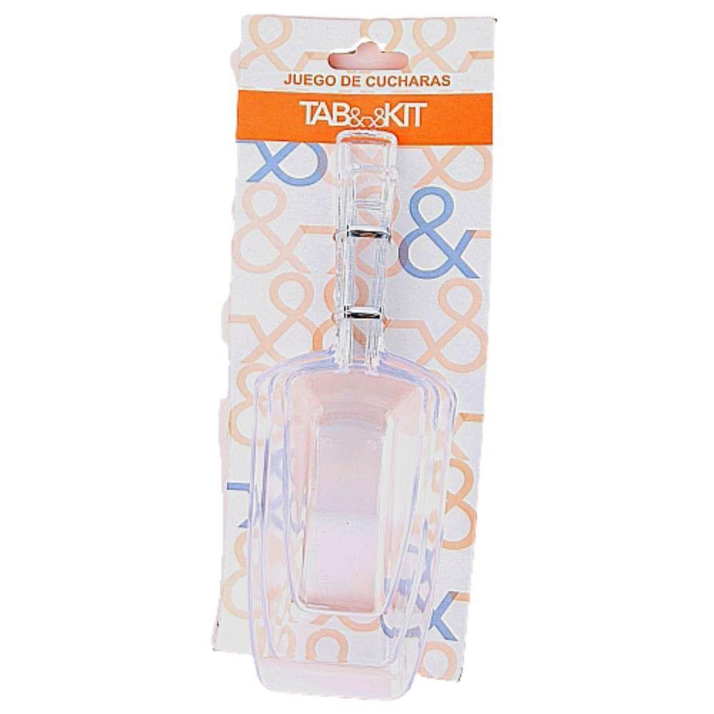 Juego de cucharas para granel de plastico Tab and Kit - ANFORAMA (Todo para mi Cocina)