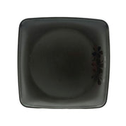 Plato Trinche Cuadrado Negro de Melamina gruesa 19 cm. Anforama - ANFORAMA (Todo para mi Cocina)
