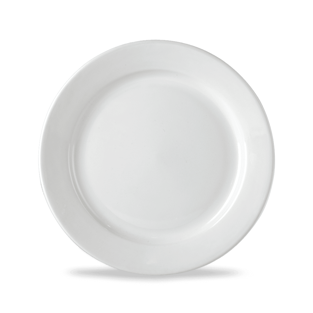 Plato pastel 20 cm blanco Barcelona cerámica loza Santa Anita 320157 - ANFORAMA (Todo para mi Cocina)