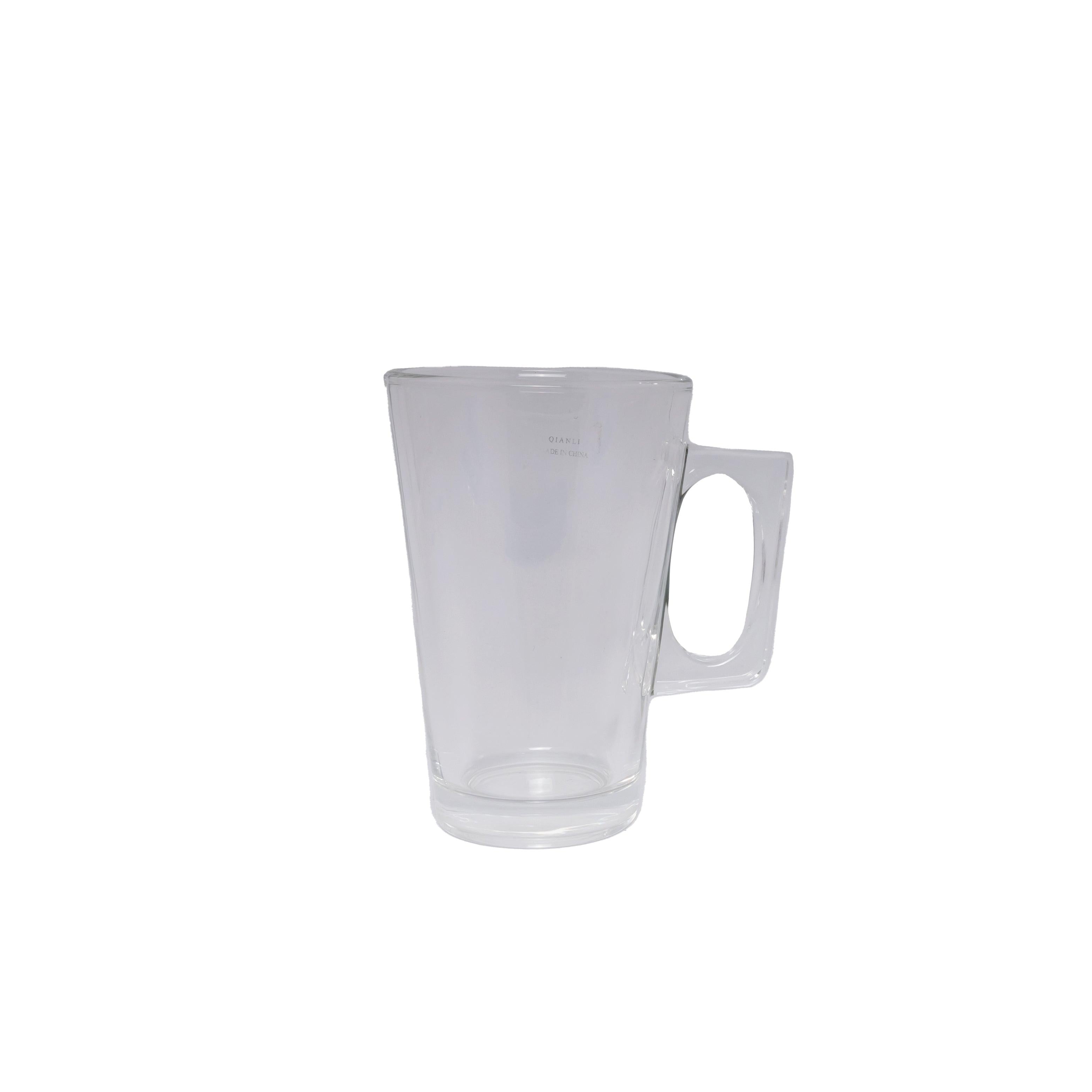  Tazas de café de vidrio transparente – Tazas resistentes al  calor de 8 onzas para té, café, expreso, jugo, vino caliente y más – Juego  de 2 : Hogar y Cocina