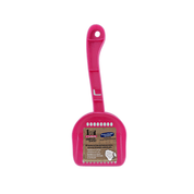 Pala recogedor de heces para perro o gato, hecha de plástico color rosa, San Remo - ANFORAMA (Todo para mi Cocina)