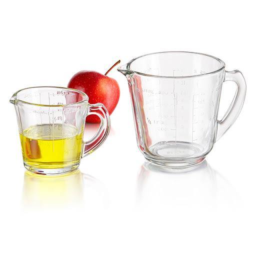 Taza para medir refractaria 240 ml PYR-O-REY - ANFORAMA (Todo para mi Cocina)