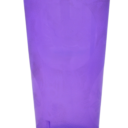 Vaso de Plástico Tipo Cristal Divertido Fiesta 480 ml Colores Flores Granolado Ferplast 0095