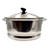 Arrocera Cacerola Budinera Grande de 55 cm de 43 Litros de Aluminio A-55 Komale HORECA