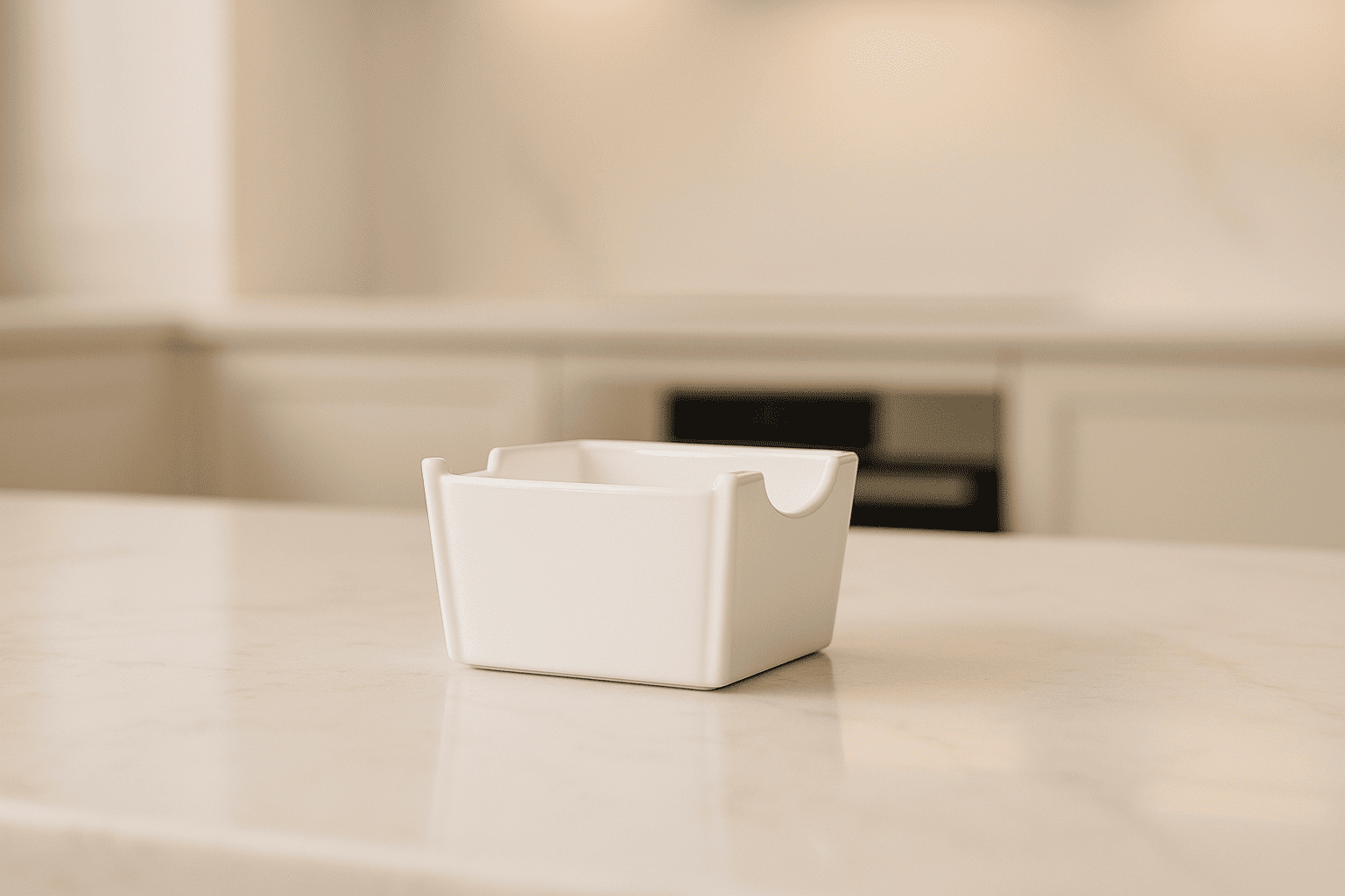 Azucarera para sobres de Loza Tipo Cerámica Elegante Clásico Blanco Glacial 310542 Santa Anita