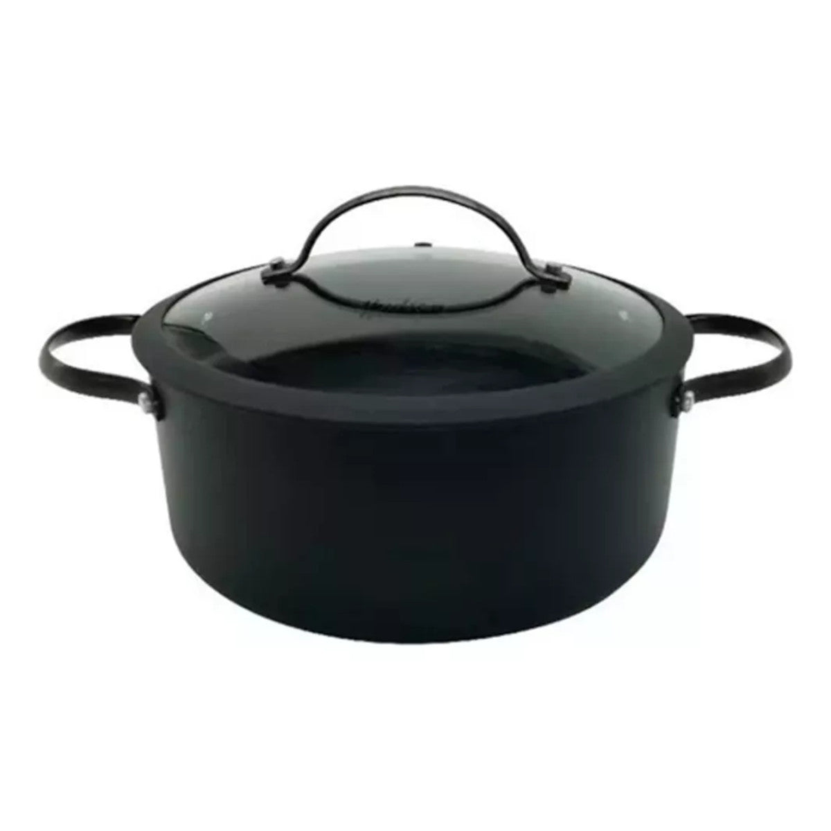 Batería de Cocina de Aluminio de 5 piezas Inducción Tapas de Silicona Negro TBK01 Hudson